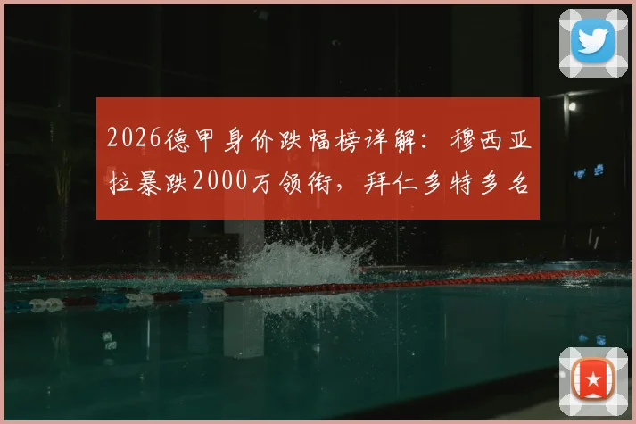 2026德甲身价跌幅榜详解：穆西亚拉暴跌2000万领衔，拜仁多特多名球星价值缩水原因分析